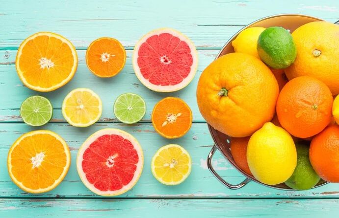 Agrumi e vitamina C.